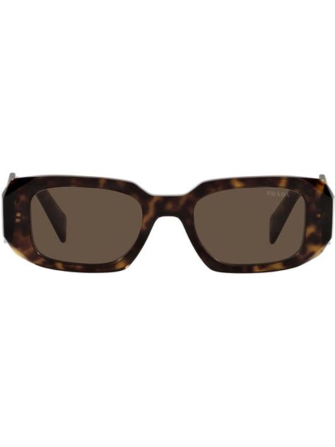 prada runway geometric sunglasses